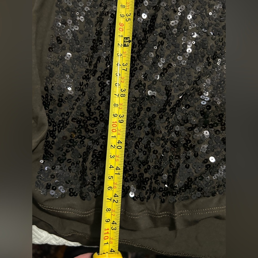 Elegant Brown Sequin Dress - women’s large - Picture 7 of 9